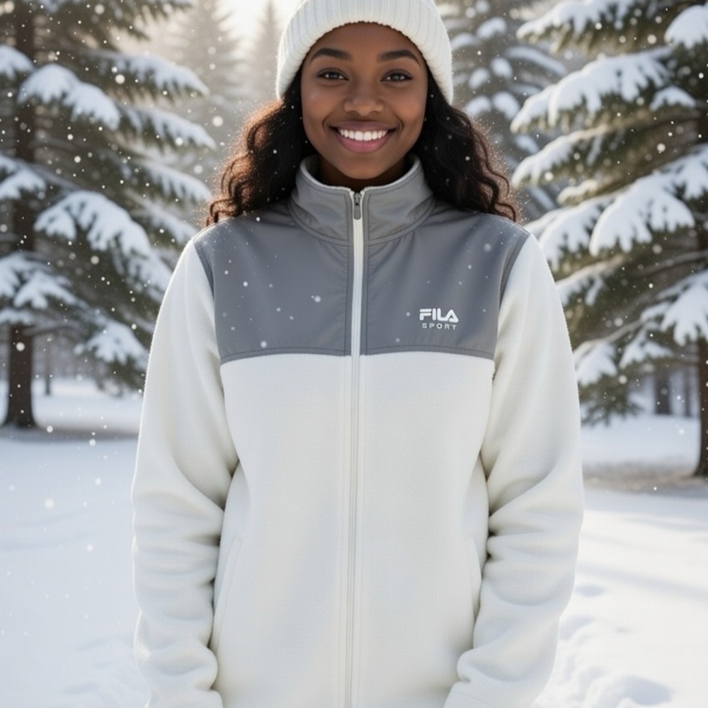 Fila Sport Women’s White and Gray Apparel, buttery soft